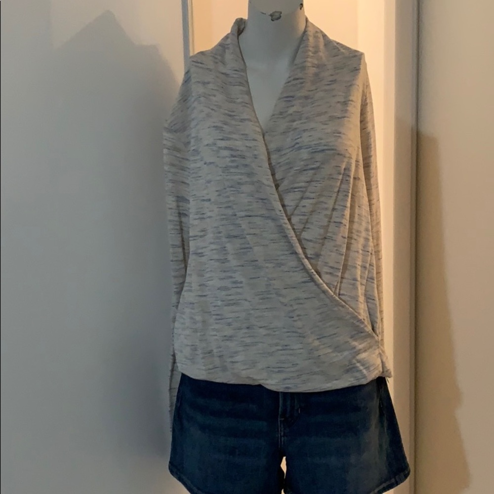 Anthropologie knit top with open front